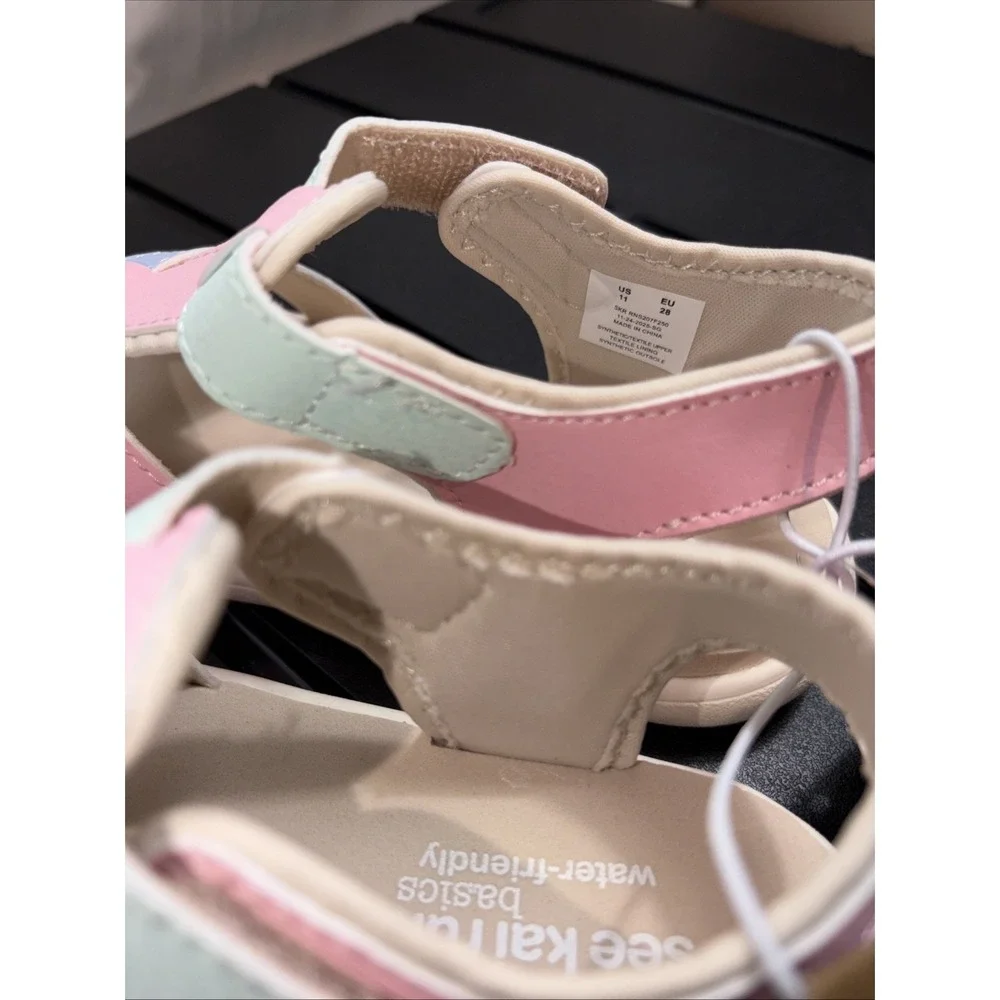 See Kai Run Toddler Basics Shayna Gladiator Sandals Size C11 Pink Water Friendly